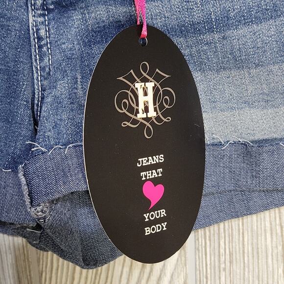 Hydraulic "Lola" Mid-Rise Curvy Short Jean Shorts, Women's 7, NWT - Picture 2 of 10